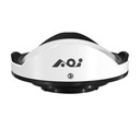AOI UWL-03-WHT Underwater 0.73X Wide Angle Conversion Lens for Action Camera & Phone - White Color