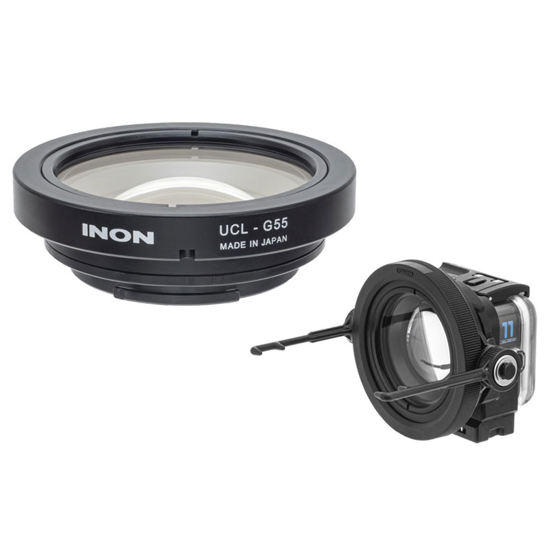 Inon UCL-G55 ZD Underwater Close-up Lens (incl. Focus Stick)