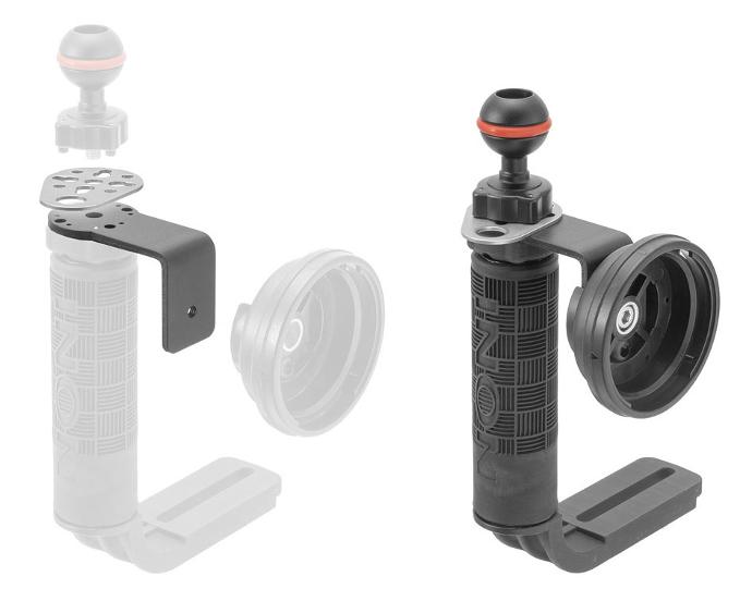 Various lens holders can be attached on the "D5 Holder" with "Direct Base III".