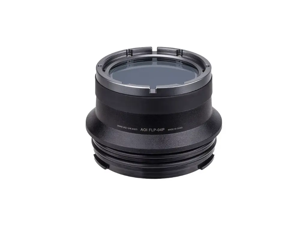 AOI FLP-04P Flat Port in Plastic for Olympus Pen Mount Housing (For ED 30mm Macro Lens)