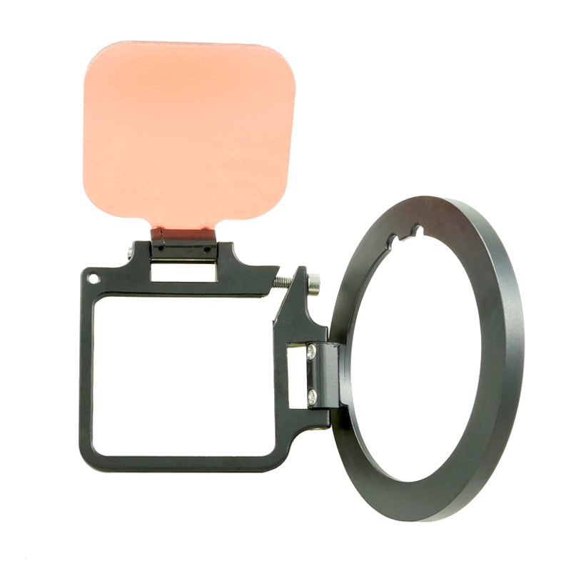 10Bar Flip Filter Red Adapter Gopro 8, 9, 10, 11,12,13 with F67 Lens Mount