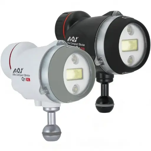 AOI UCS-Q1RC Underwater Ultra Compact Strobe (Black / White)