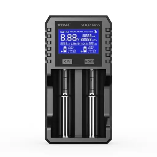 [AC343027] XTAR VX2 Pro Smart Battery Charger & Tester